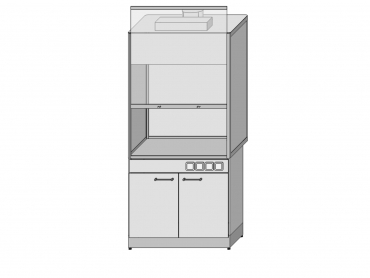 Шкаф вытяжной лабораторный Дельта-1ШВ1270.1
