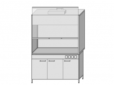 Шкаф лабораторный вытяжной ШВ-102